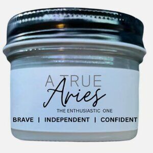 Aries Candle - Zodiac Candle - True Aries - Gift for Aries